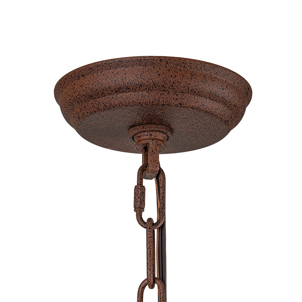 Noreli Farmhouse Wood Cylinder Pendant Light