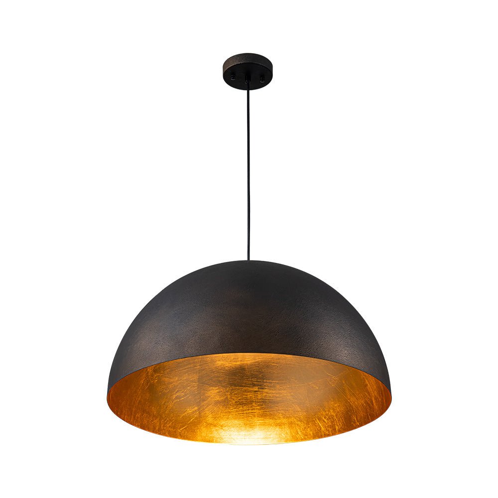 Lunari Industrial Dome Pendant Light