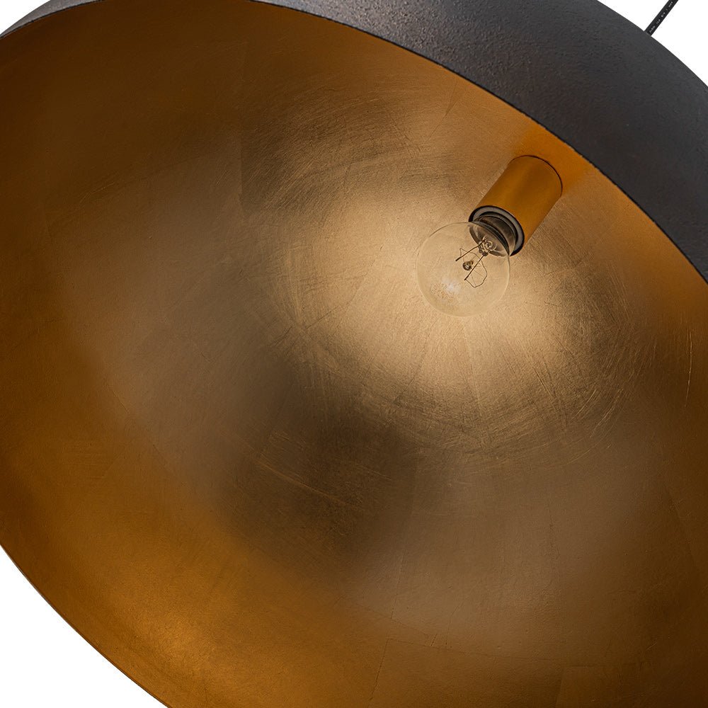 Lunari Industrial Dome Pendant Light