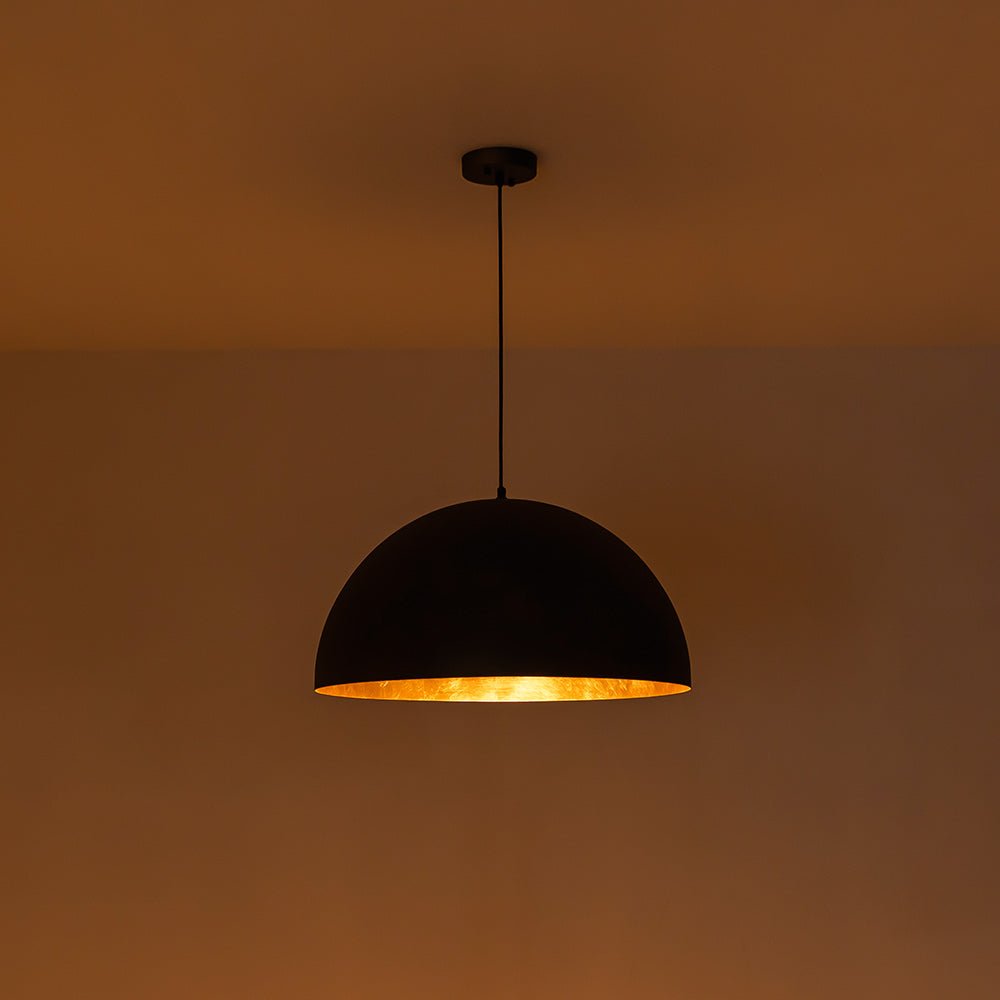 Lunari Industrial Dome Pendant Light
