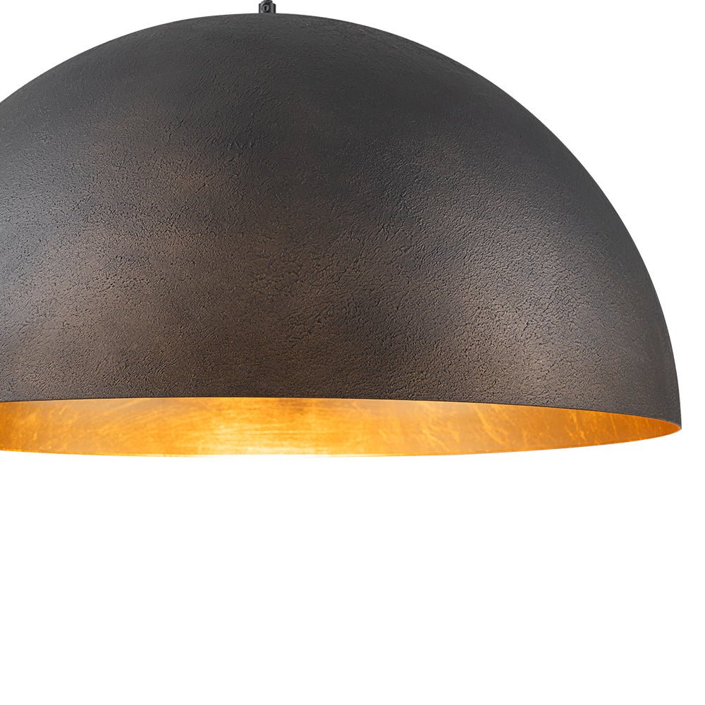 Lunari Industrial Dome Pendant Light