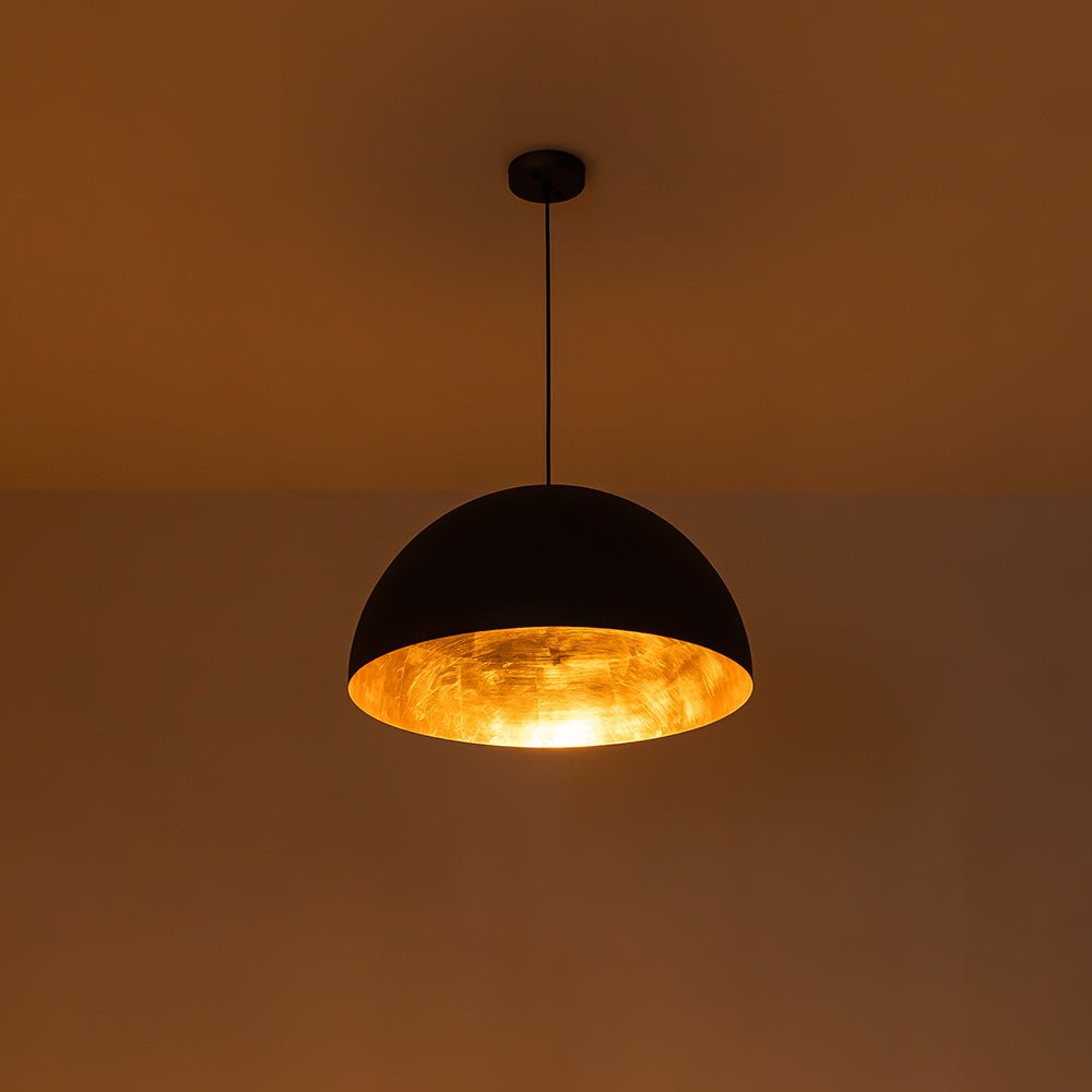 Lunari Industrial Dome Pendant Light
