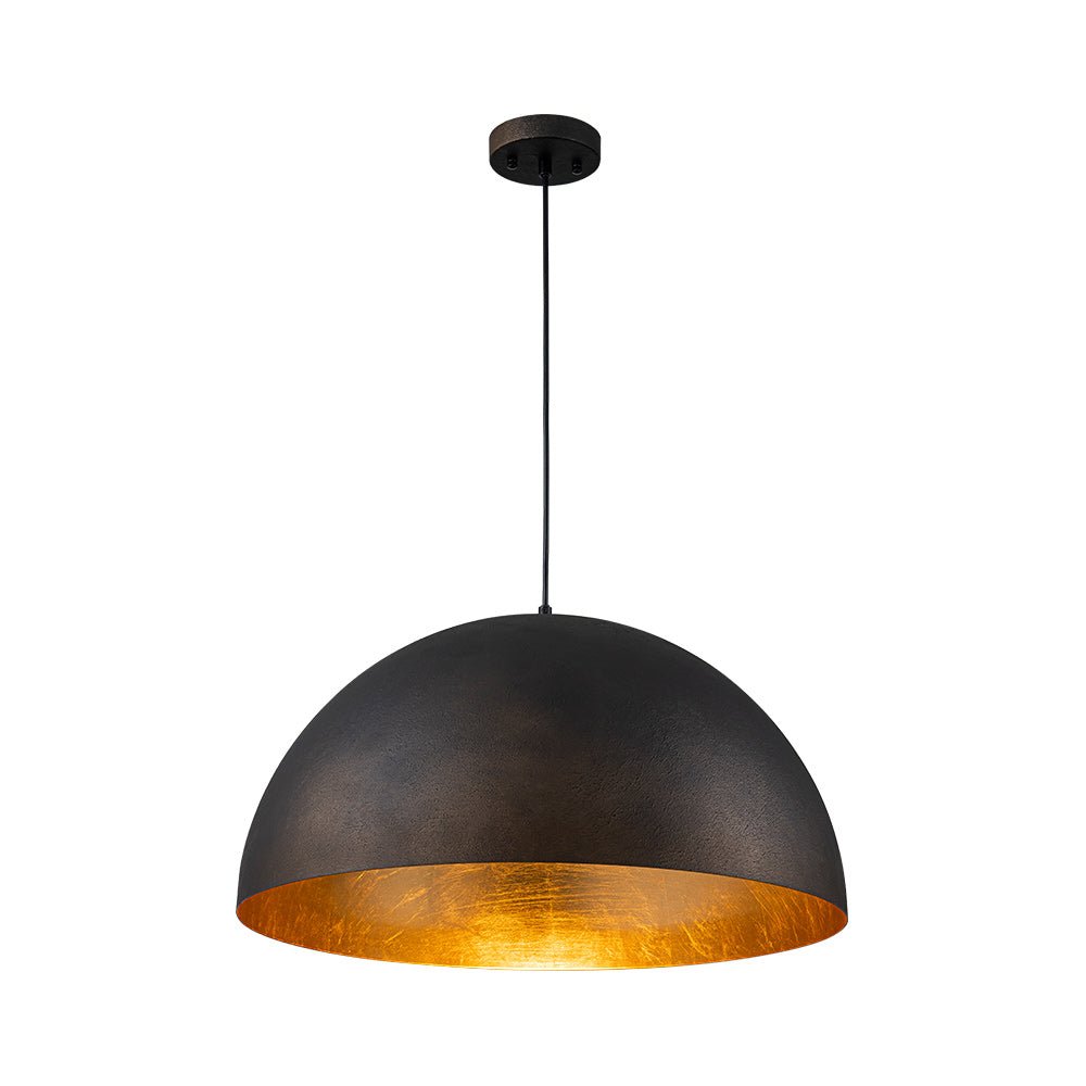 Lunari Industrial Dome Pendant Light