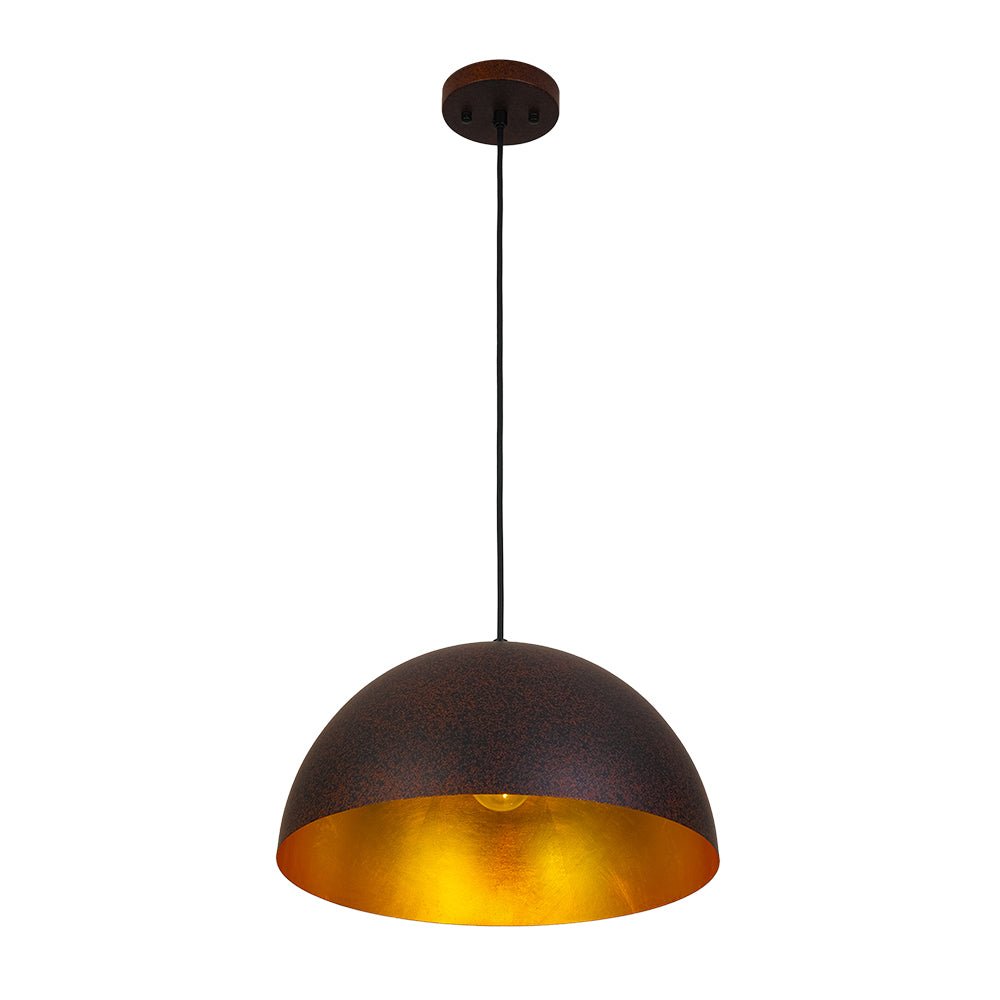 Lunari Industrial Dome Pendant Light
