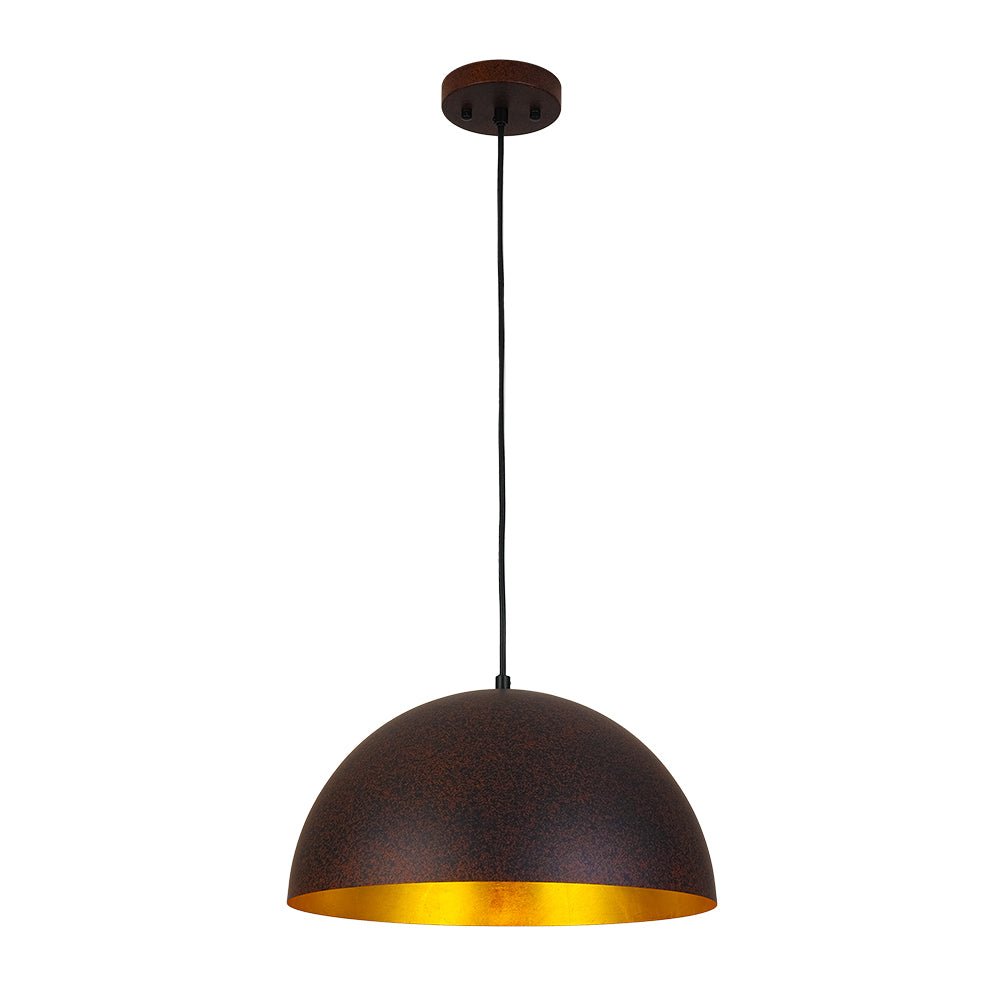 Lunari Industrial Dome Pendant Light