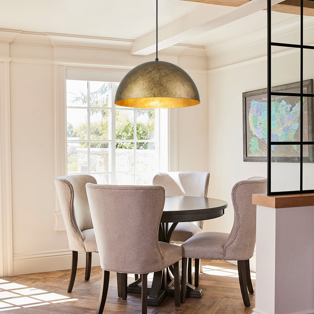 Lunari Industrial Dome Pendant Light
