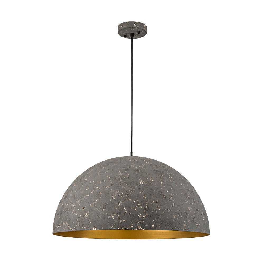 Lunari Industrial Dome Pendant Light