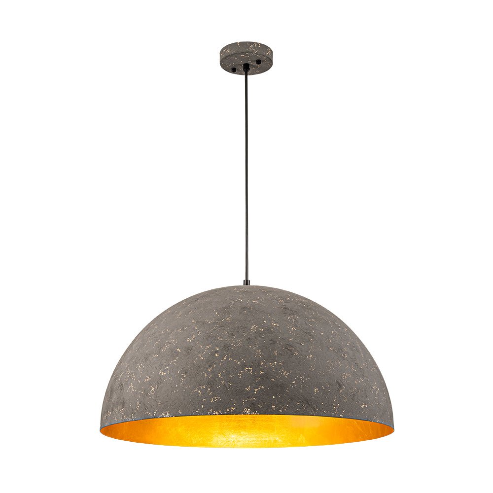 Lunari Industrial Dome Pendant Light