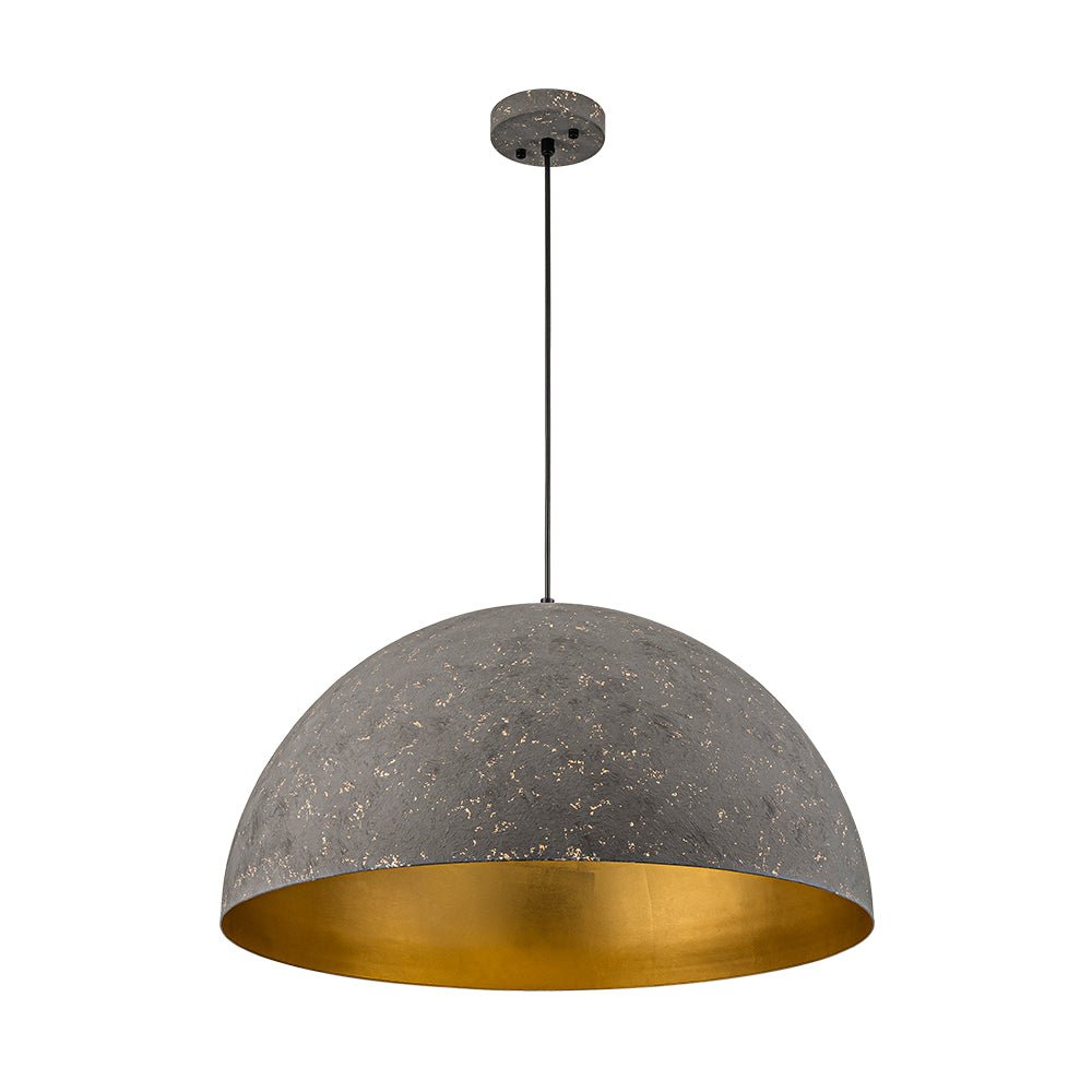 Lunari Industrial Dome Pendant Light