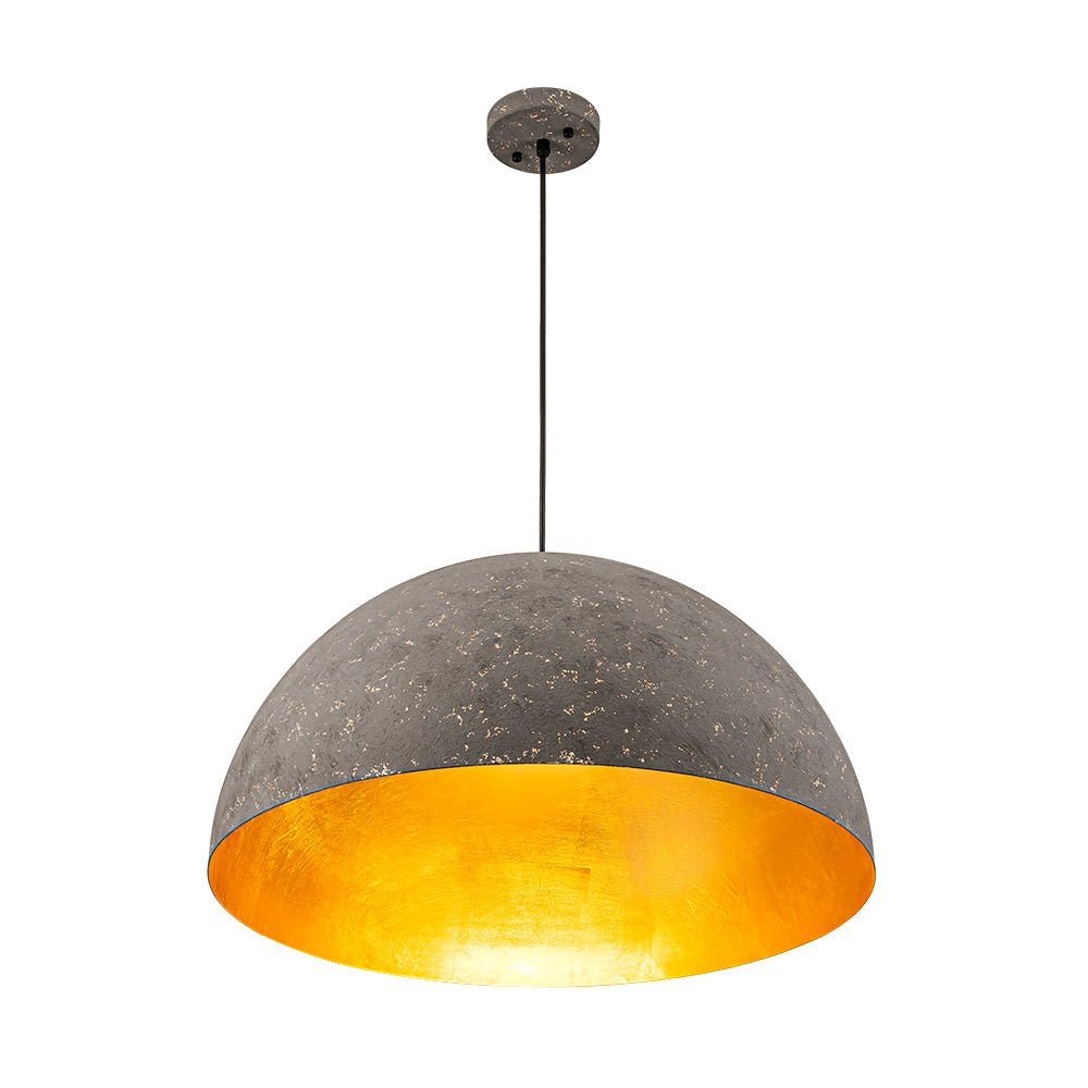 Lunari Industrial Dome Pendant Light