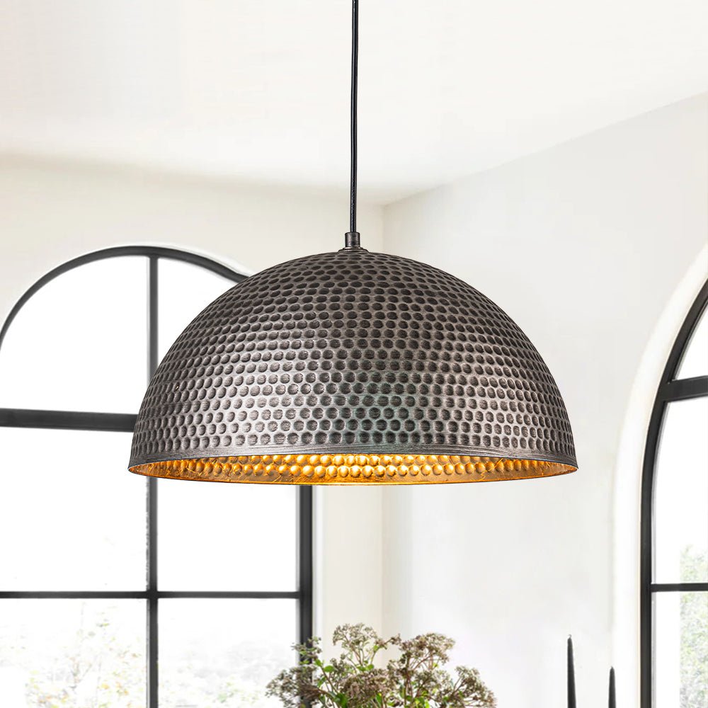 Lustel Vintage Luxe Dome Pendant Light