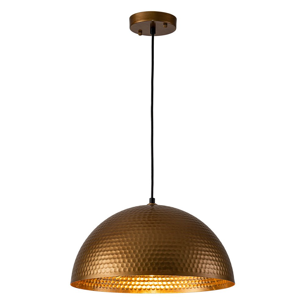 Lustel Vintage Luxe Dome Pendant Light