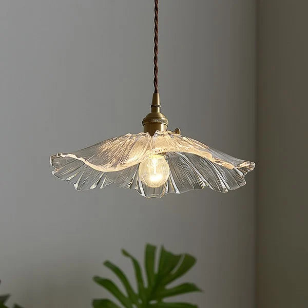 Lavor Flower Glass Ceiling/Pendant Light-Neutral Decor