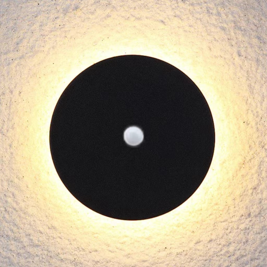 Dori Minimalist Round/Square Outdoor Wall Lamp LED, Black/White-Neutral Decor