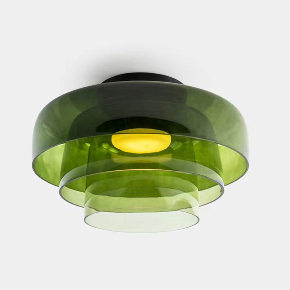 Rugogalu Modern Simple Creative Glass Flush Mount Ceiling Light