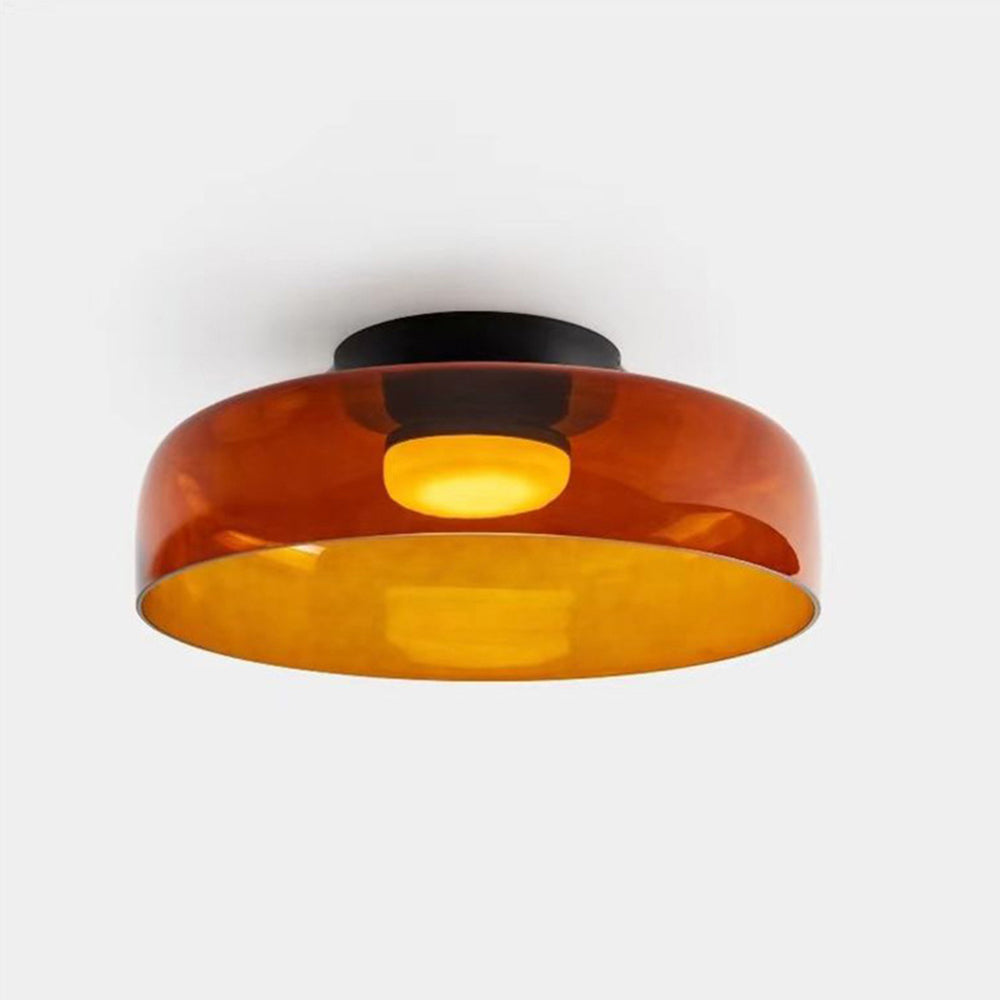 Rugogalu Modern Simple Creative Glass Flush Mount Ceiling Light