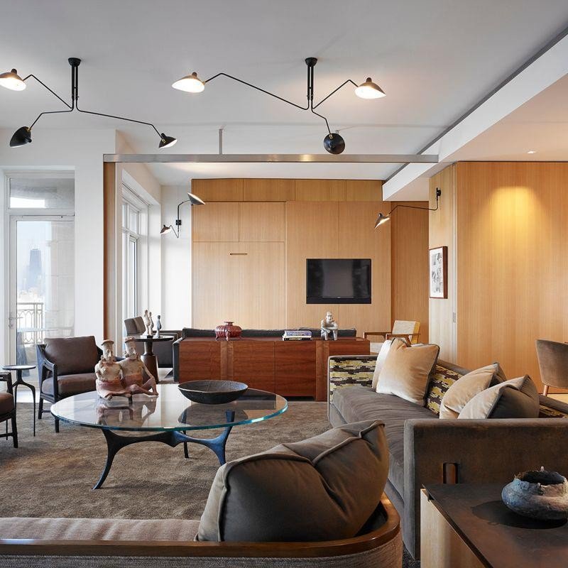 Renuelle Ceiling Light Three Arm Minimalist