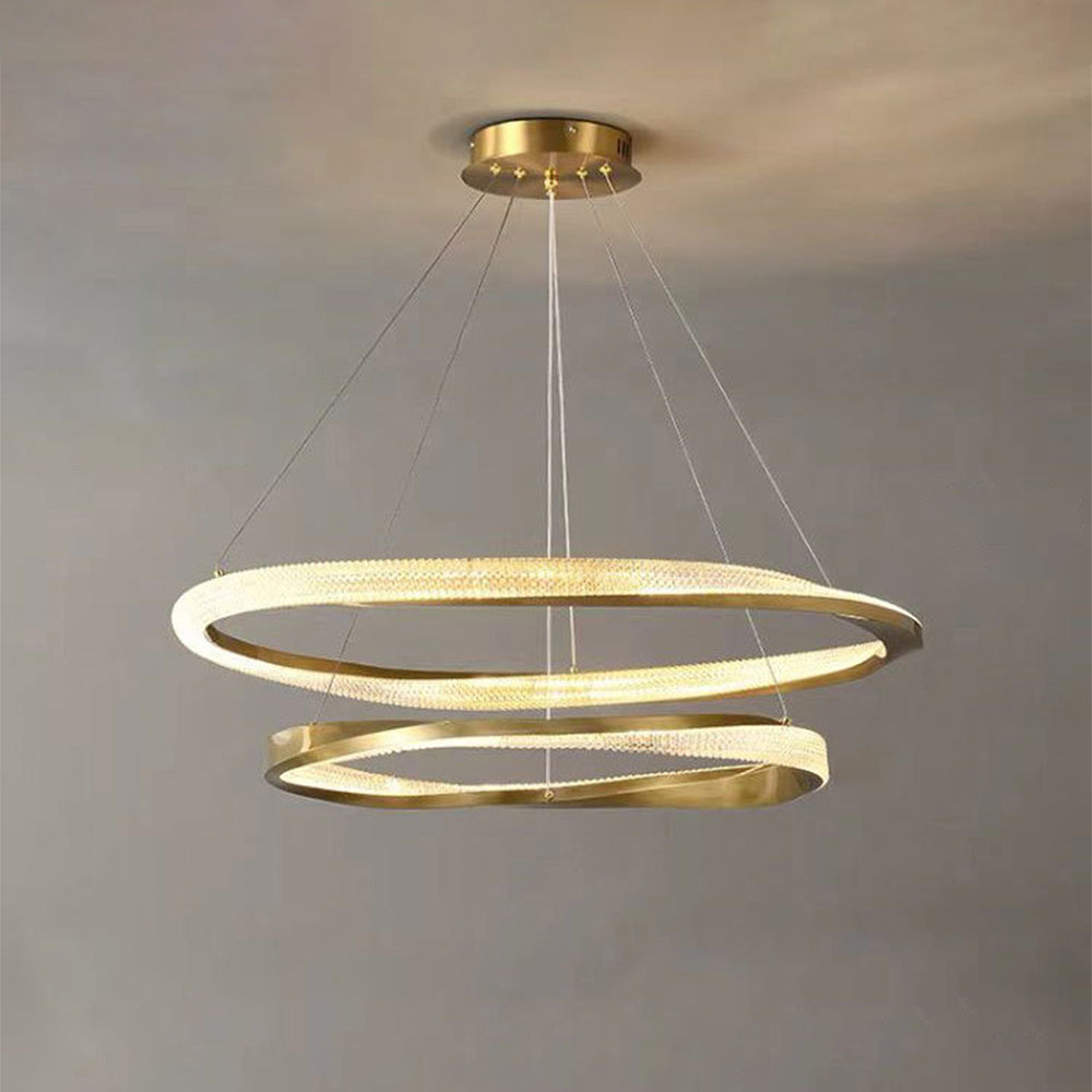 Cilavul Pendant Light, Aluminium & Arcylic, 1/2 Rings, 2 Color