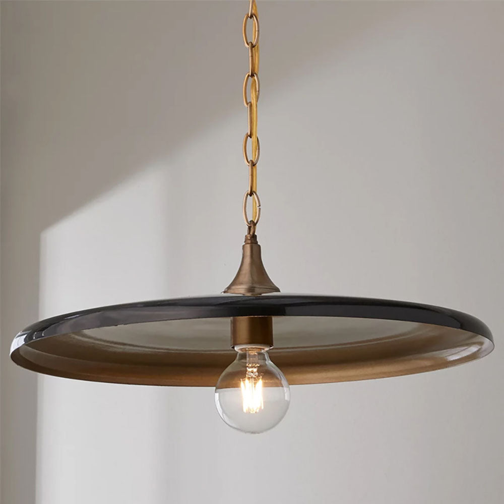 Rigiran Industrial Vintage Pendant Light White/Black/Gold
