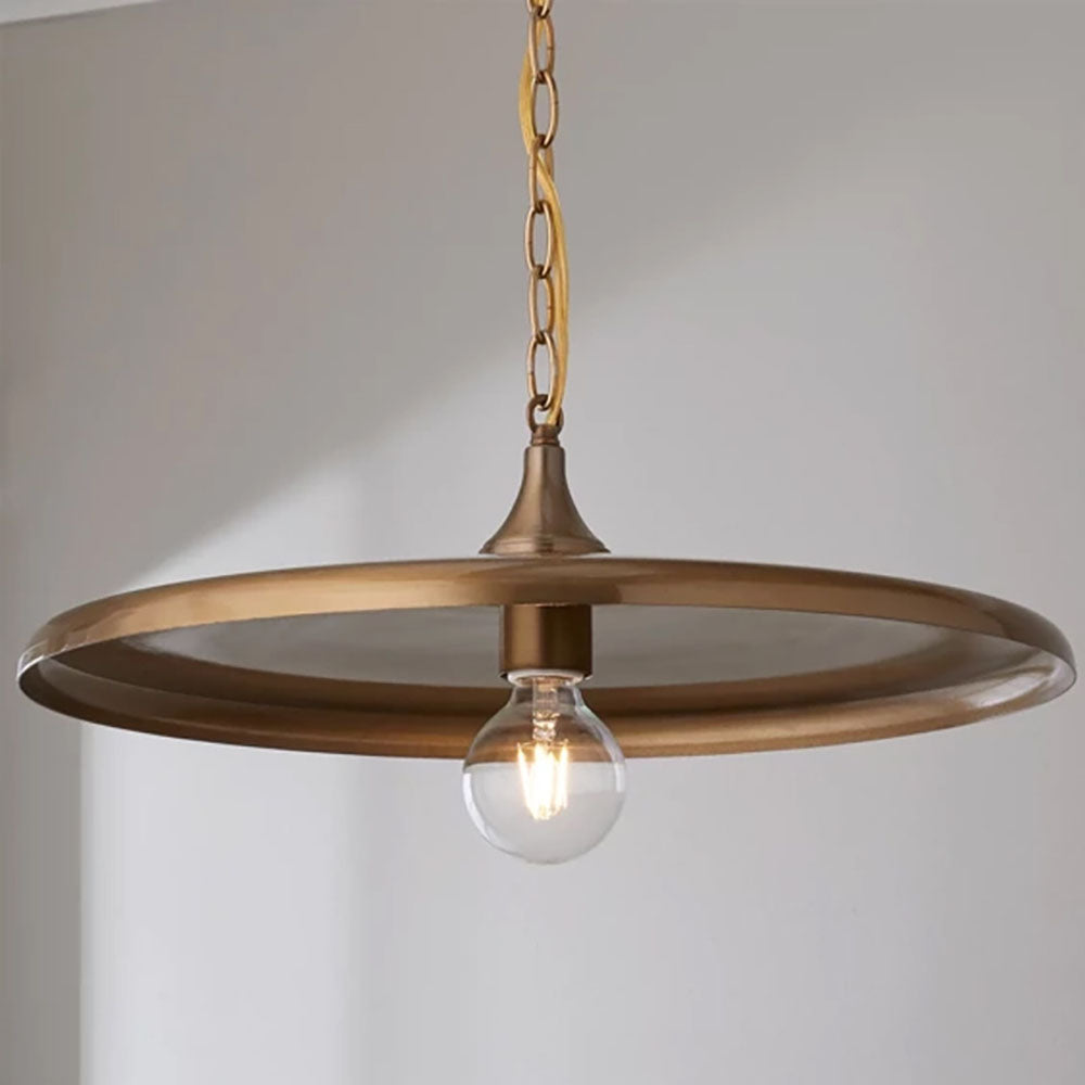 Rigiran Industrial Vintage Pendant Light White/Black/Gold