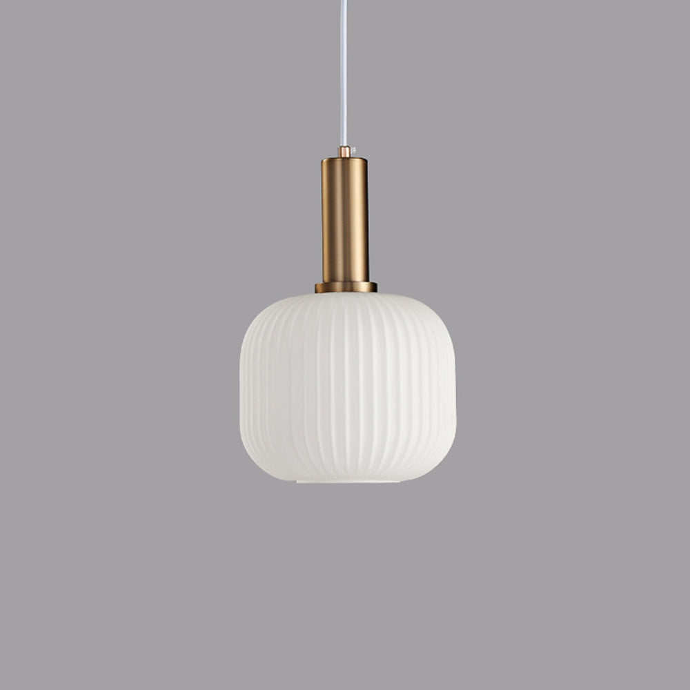 Simakur Morden Bubble Glass Pendant Light, White, Bedroom