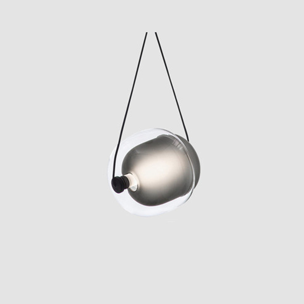 Tagupos Modern Bubble Glass Pendant Light, Blue/Yellow/Pink/Smoky Grey/White/Clear