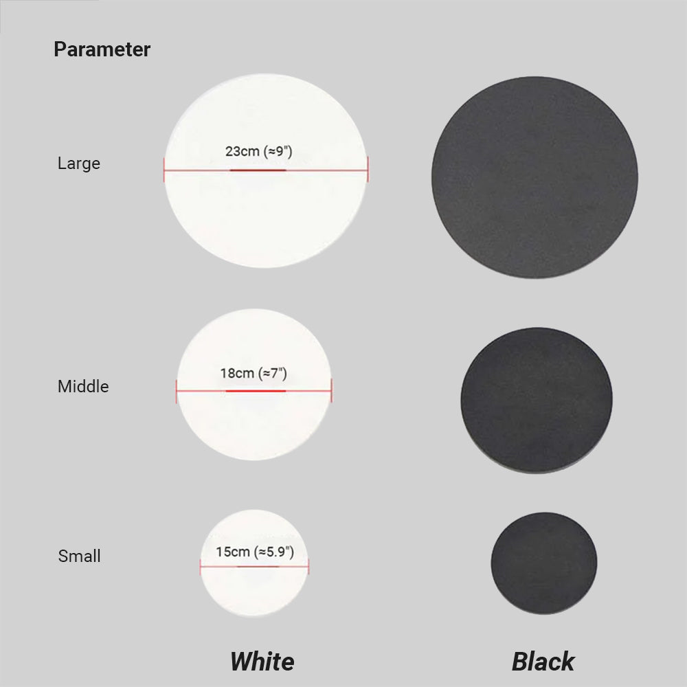 Dori Minimalist Round/Square Outdoor Wall Lamp LED, Black/White-Neutral Decor